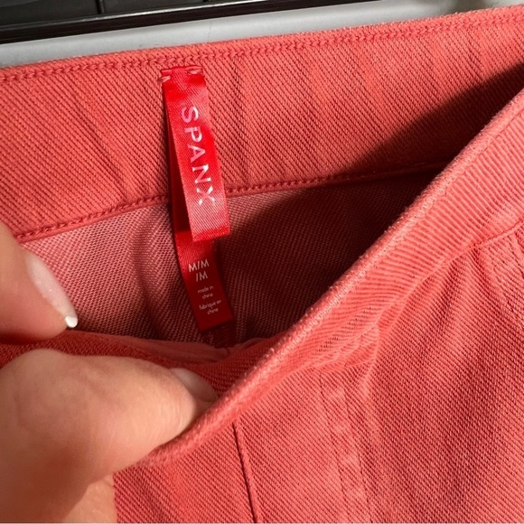 C23 NWT Spanx Ankle Jean-ish Leggings Dark Pink - Picture 4 of 7